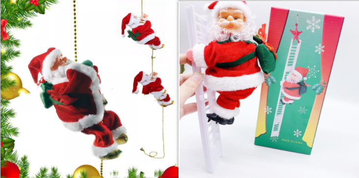 Electric Climbing Santa