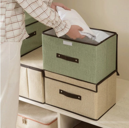 Folding storage box