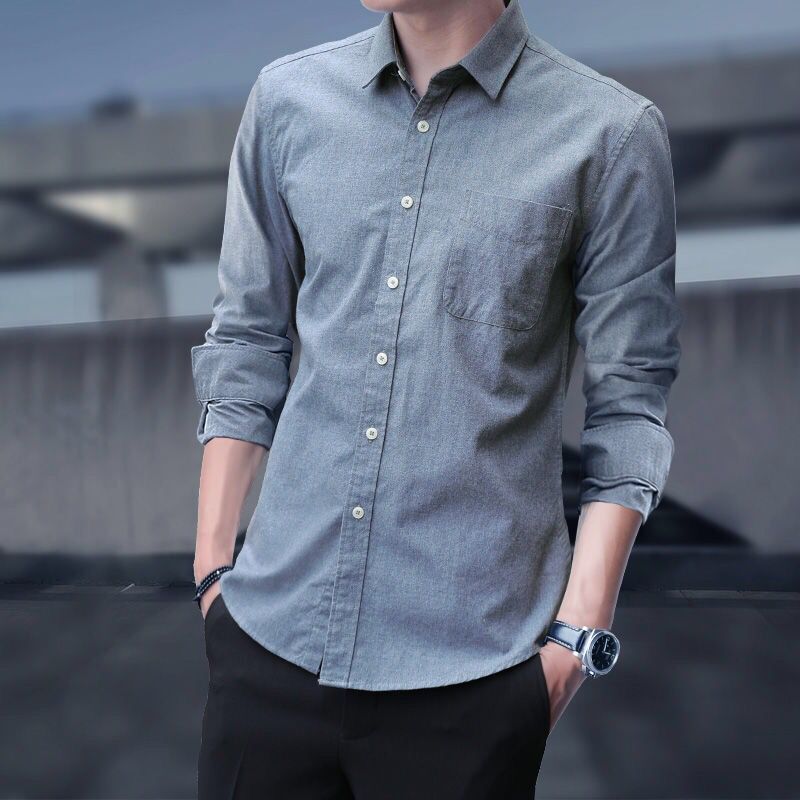 Men's Shirts Slim Fit Casual