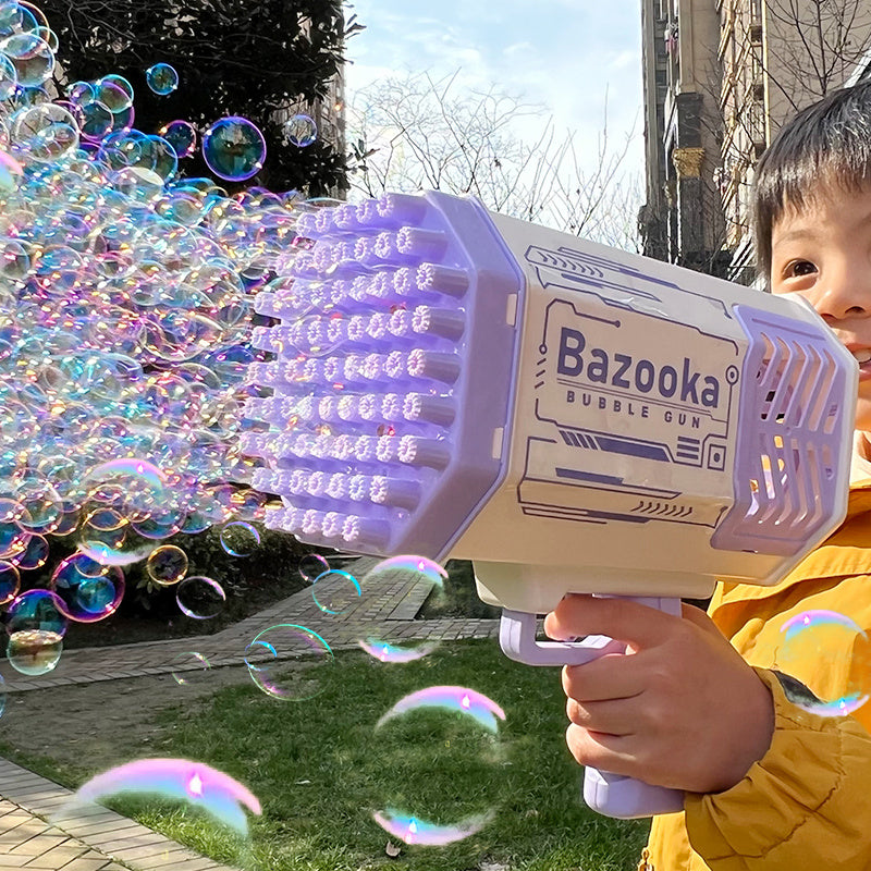 Bubble Gun Rocket 69 Holes Soap Bubbles