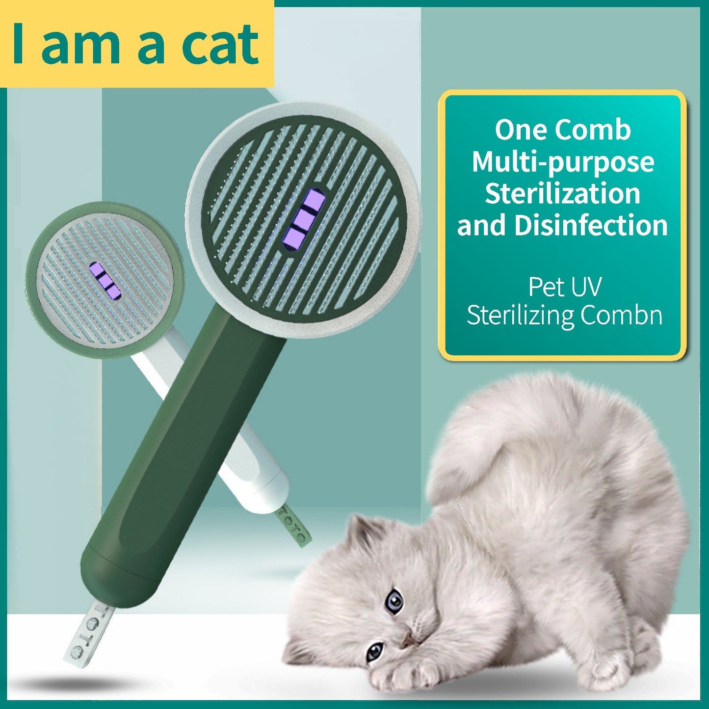 Pet Germicidal Sterilizing Comb Usb