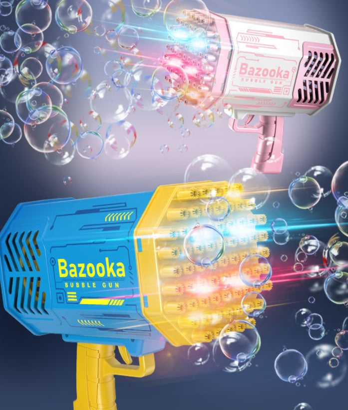 Bubble Gun Rocket 69 Holes Soap Bubbles