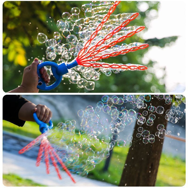 Holding Bubble Machine