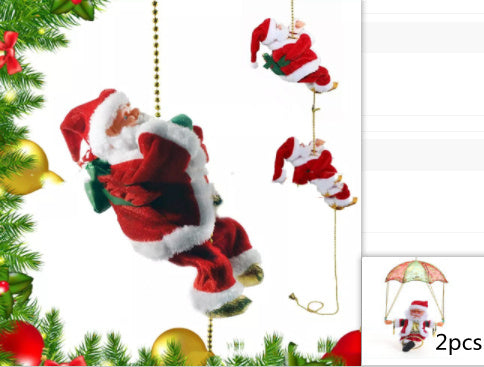 Electric Climbing Santa