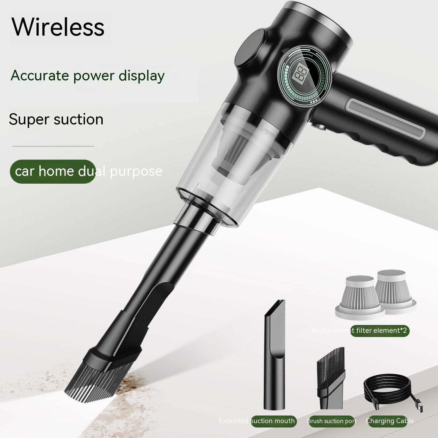 Mini Home Car Wireless Handheld Vacuum Cleaner