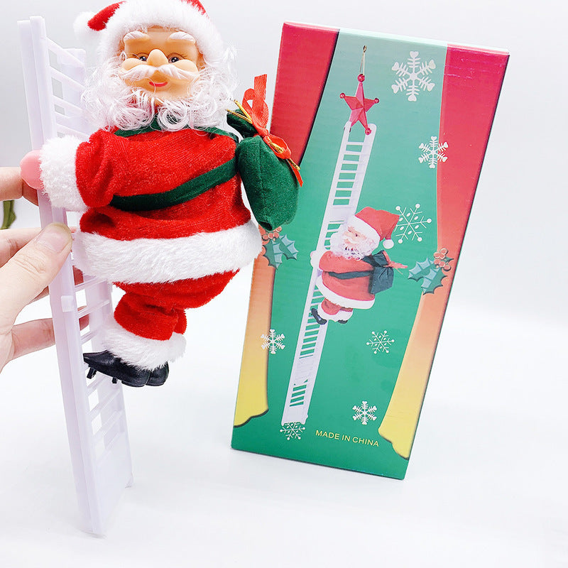 Electric Climbing Santa