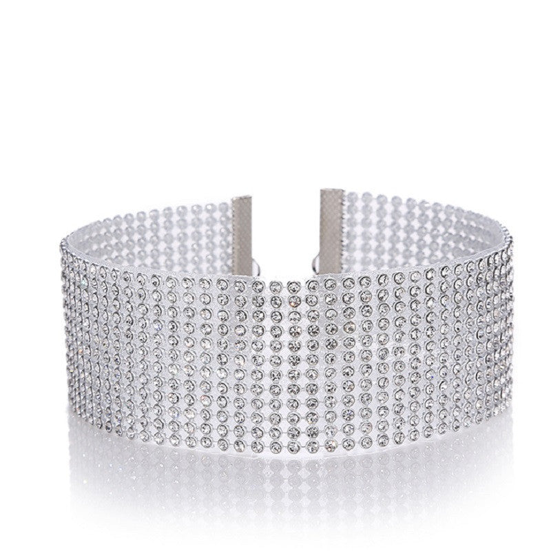 Crystal Rhinestone Choker for Women