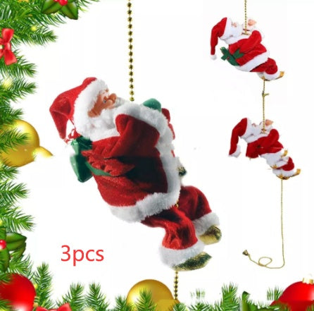 Electric Climbing Santa