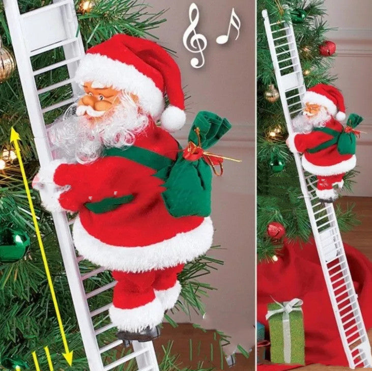 Electric Climbing Santa