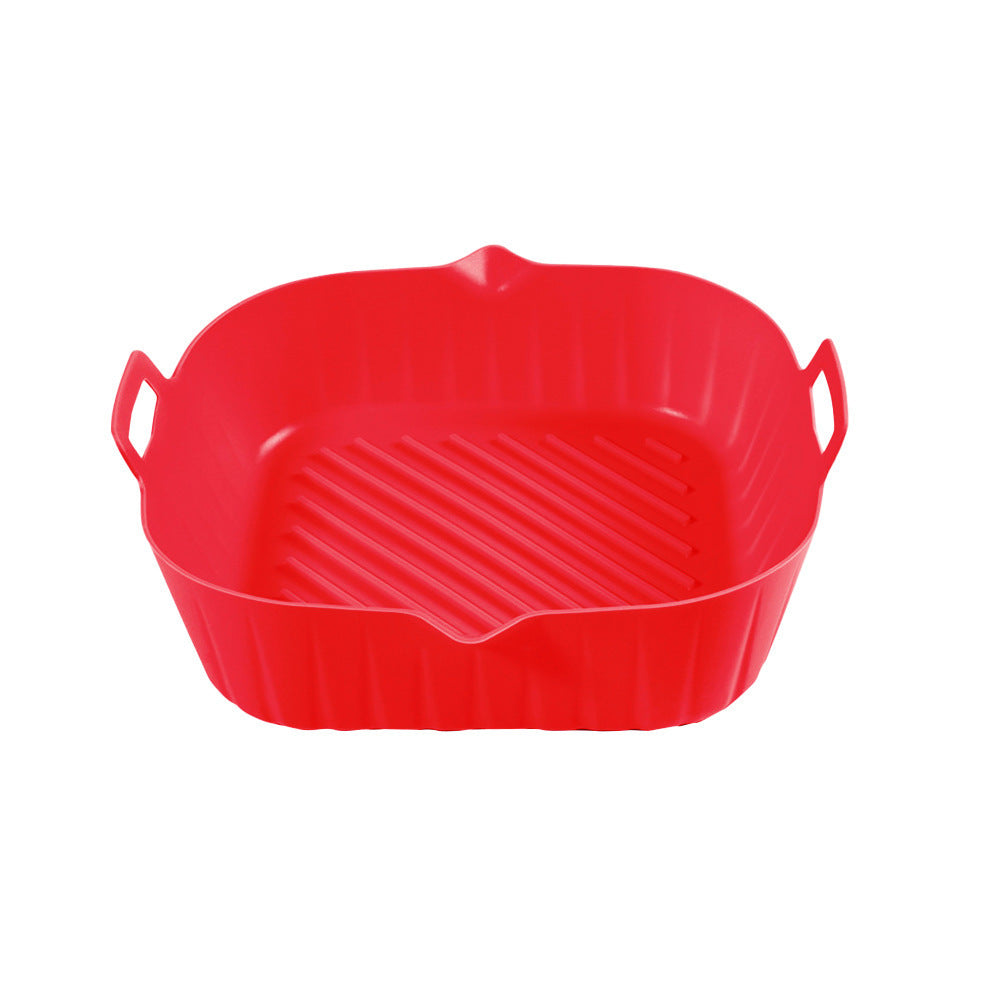 Silicone Air Fryer Baking Tray Round Thickened Foldable