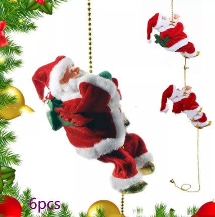 Electric Climbing Santa