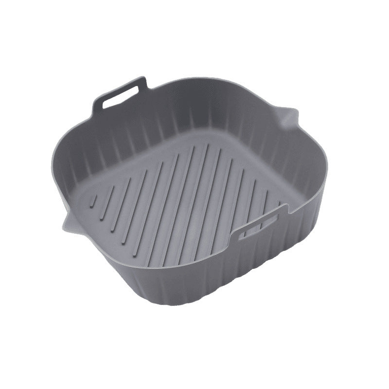 Silicone Air Fryer Baking Tray Round Thickened Foldable