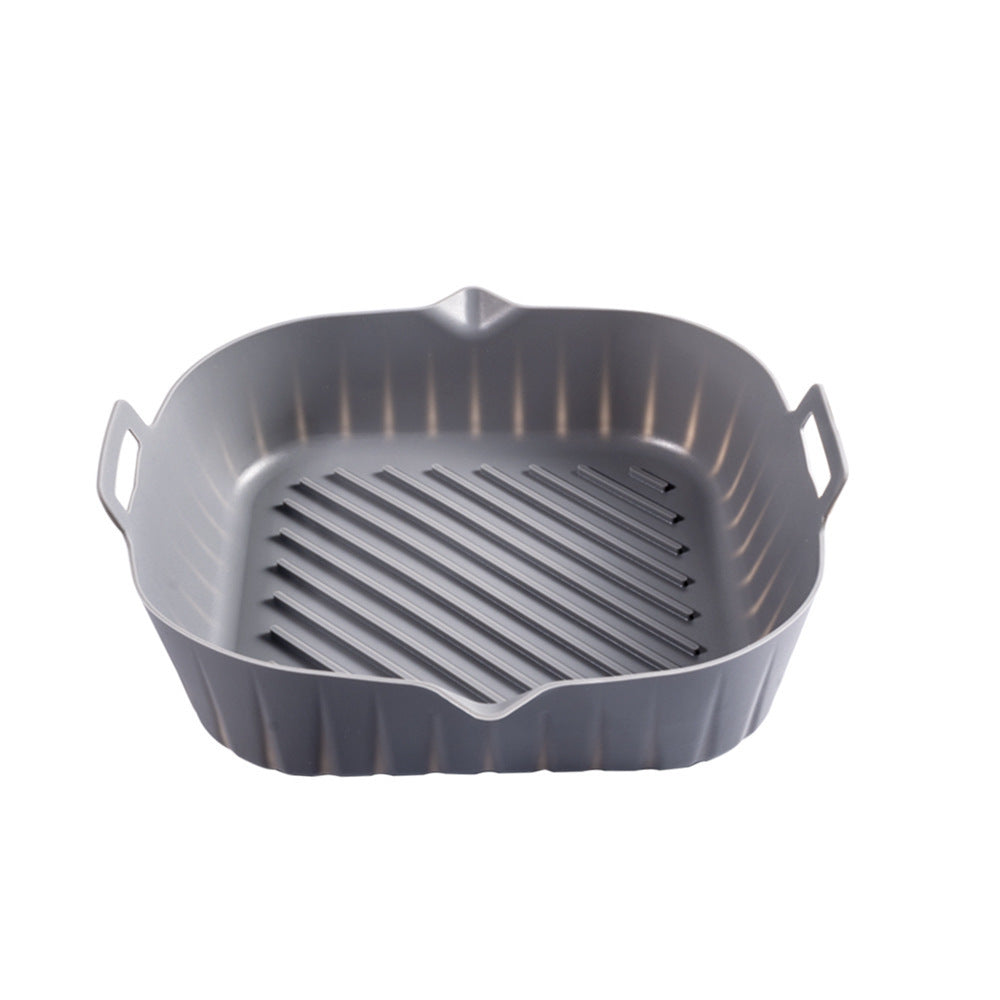 Silicone Air Fryer Baking Tray Round Thickened Foldable