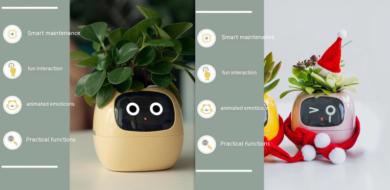 Smart Planter Endless with 49 Rich Expressions & 7 Smart Sensors.