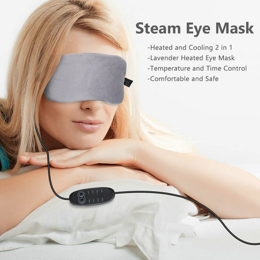 Four Speed Temperature Control Of Rechargeable Heating Steam Hot Compress Eye Mask