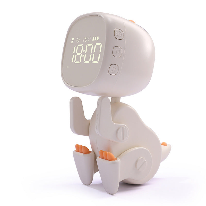 Cartoon Changeable Little Dinosaur Alarm Clock USB Electronic Clock