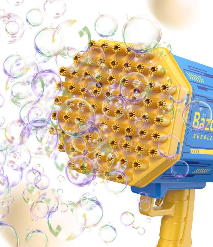 Bubble Gun Rocket 69 Holes Soap Bubbles