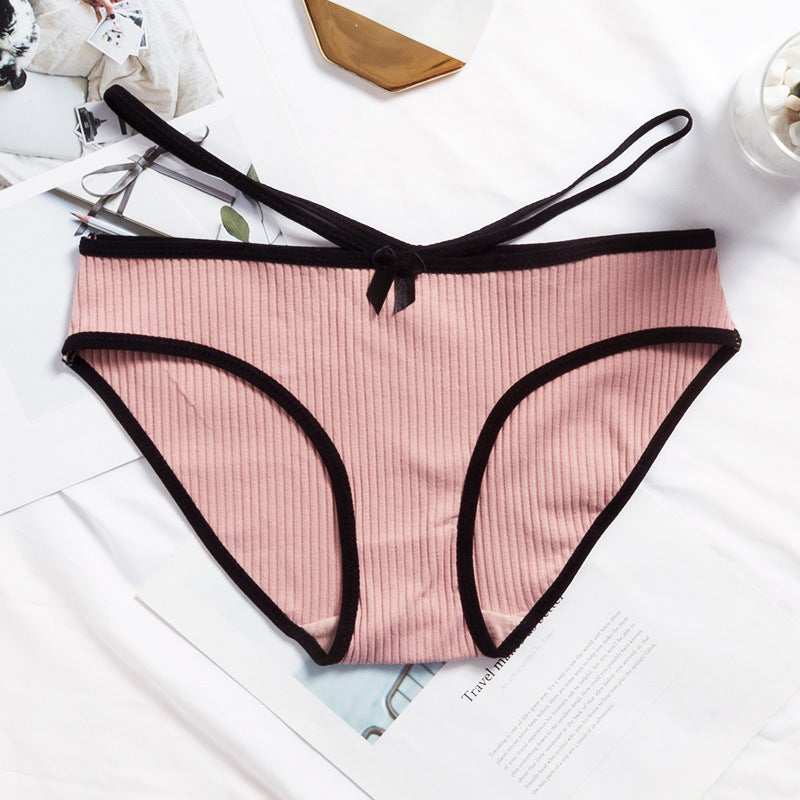 Cotton Low Waist Breathable Women's Underwear