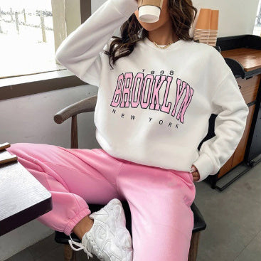 Women's Sweater Suit Hoodie Two-piece