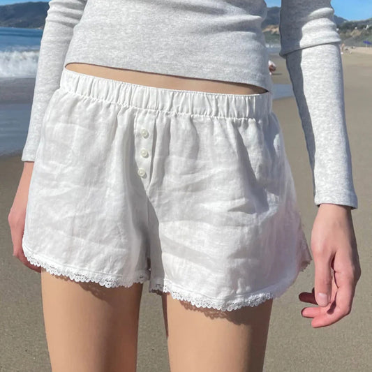 Women's Casual Lace Casual Shorts