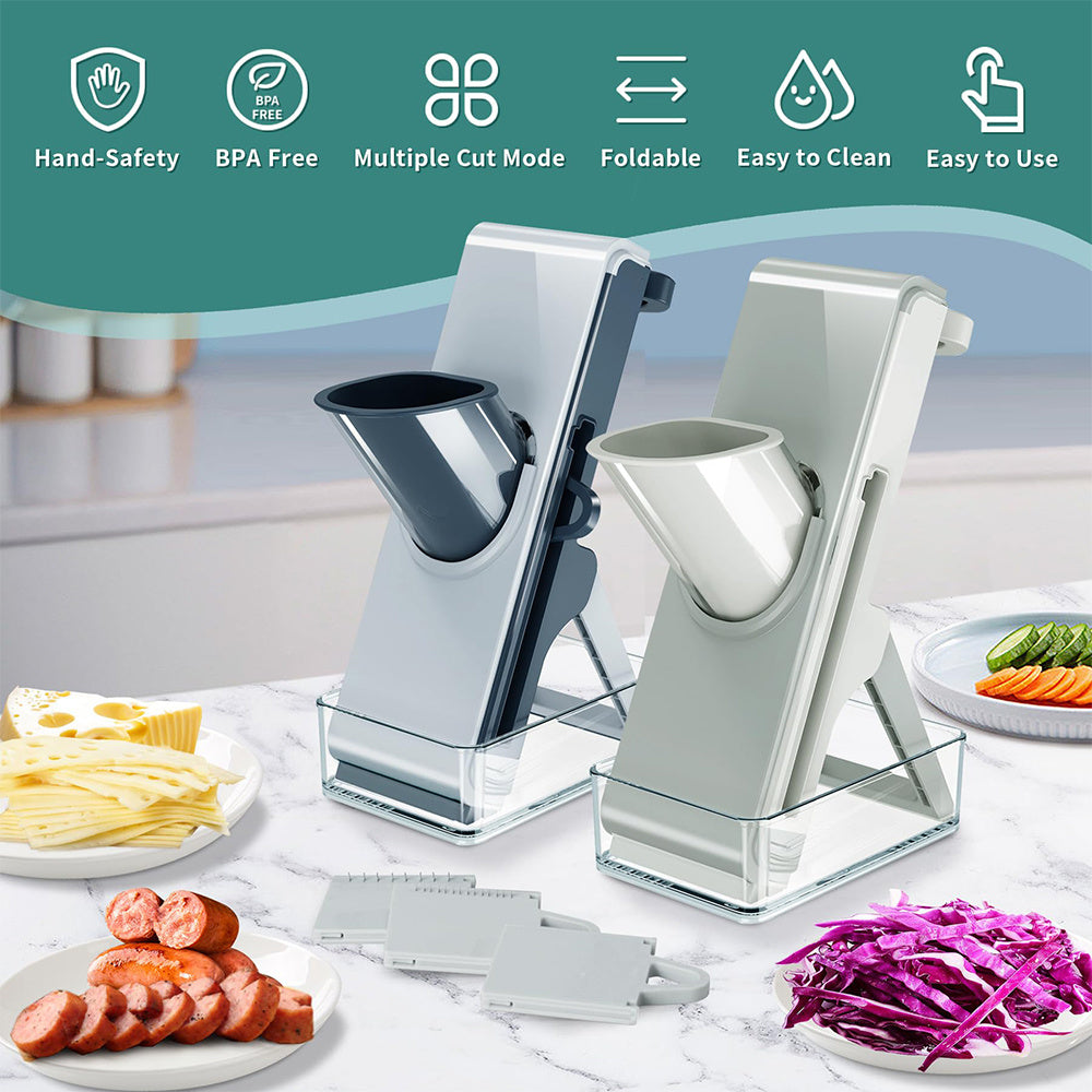 Food Slicer, Adjustable 3 In 1 Slicer For Kitchen