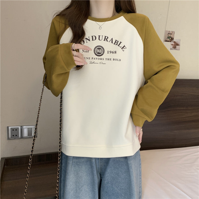 Long Sleeve Hooded Printed Women